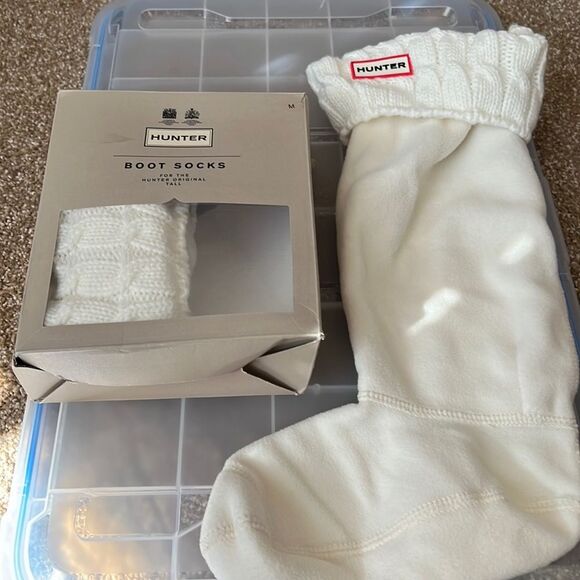 Hunter Original Tall Boot Socks, Size M - Picture 1 of 5